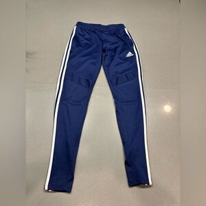 Women’s Blue Adidas Slim Fit Soccer Track Pants Sweats Size XS Running Gym